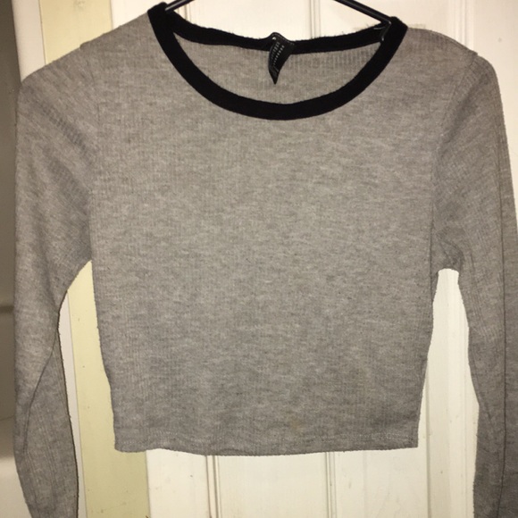 cropped long sleeved shirt from Forever 21 - Picture 1 of 3
